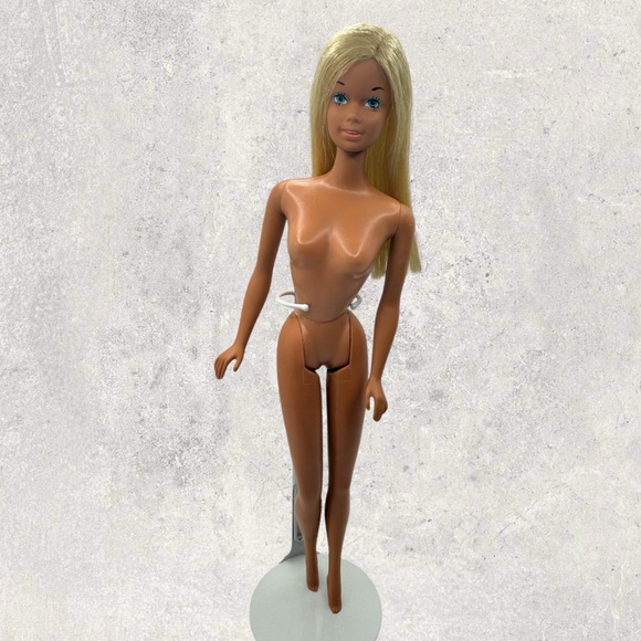 Vintage The Sun Set Malibu Barbie Doll Tan 1971-72 JAPAN With Original Swimsuit - Picture 8 of 13